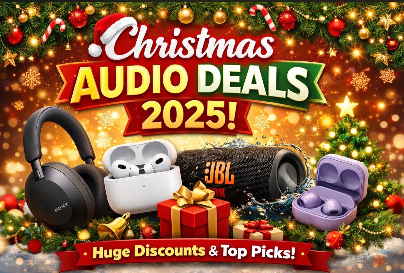 🎄 Christmas Audio Deals 2025 – Best Headphones, Earbuds & Speakers on Sale